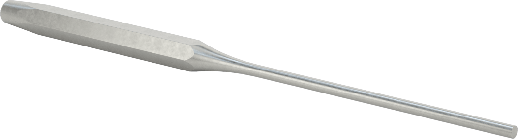 Darbeye Dayanıklı Pim Çıkarma Zımbası, 3-3/4“ uzunluğunda 5/32” ve 4 mm çaplı pimler için
