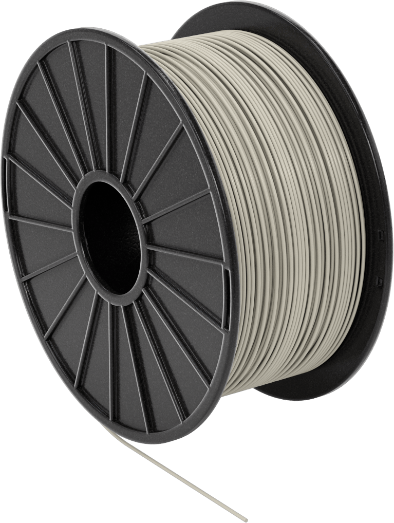 Kolay Baskı 3D Yazıcı Filamenti, Pla, Opak Beyaz, 1,75 mm Çap, 1000 G