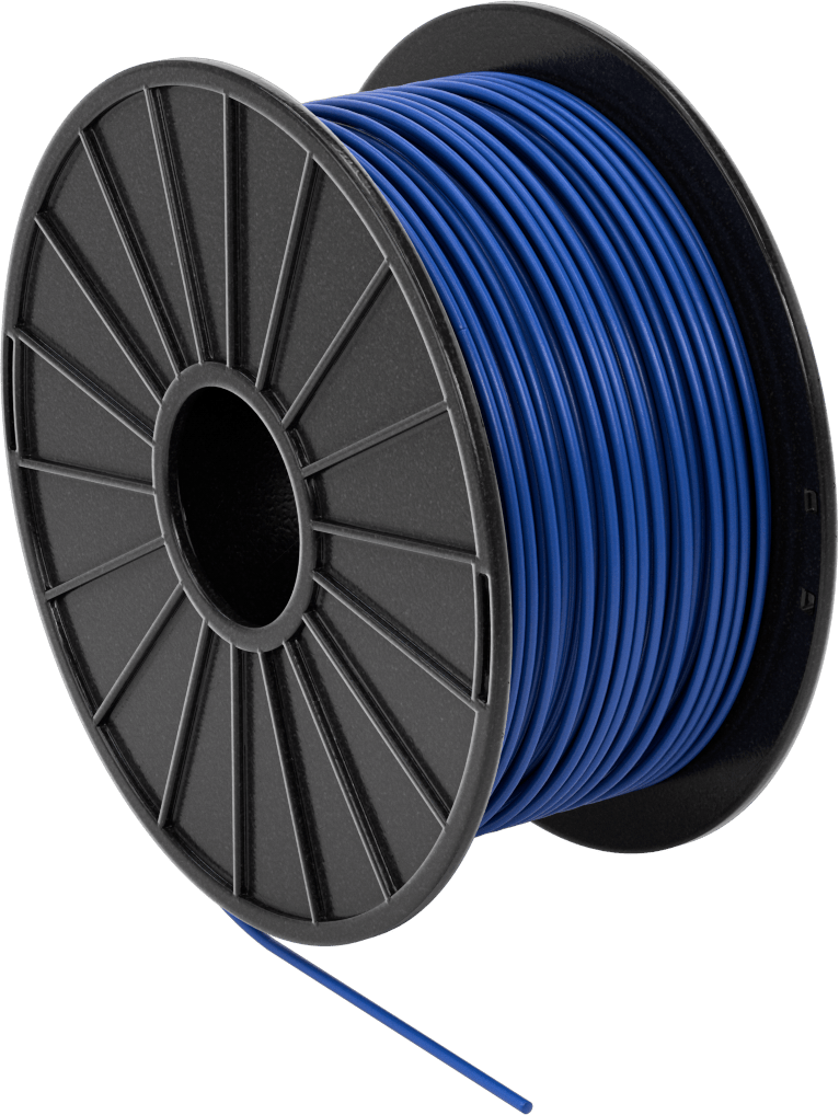 Kolay Baskı 3D Yazıcı Filamenti, Pla, Opak Mavi, 2,85 mm Çap, 1000 G