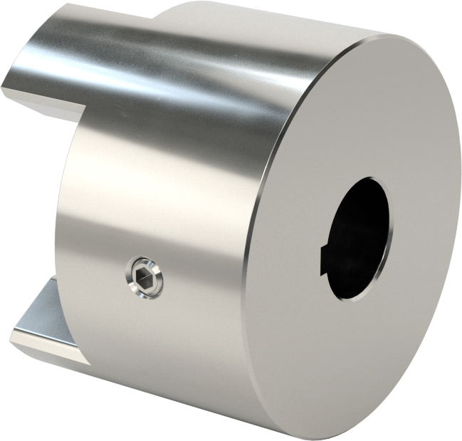 Metal ile Tespit Edilebilir Esnek Mil Kaplini, Paslanmaz Çelik Göbek, 3-1/2" Toplam Uzunluk, 2-17/32" OD