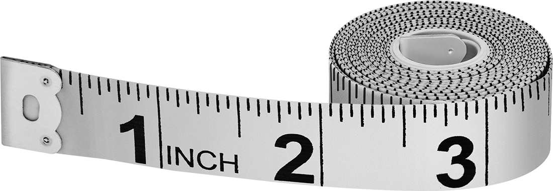 Esnek Şerit Metre, 5 Fit Uzunluk, Sarı