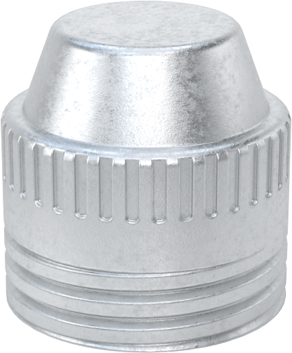 Alüminyum Vidalı Kapaklar, 3/8"-24 Diş Boyutu