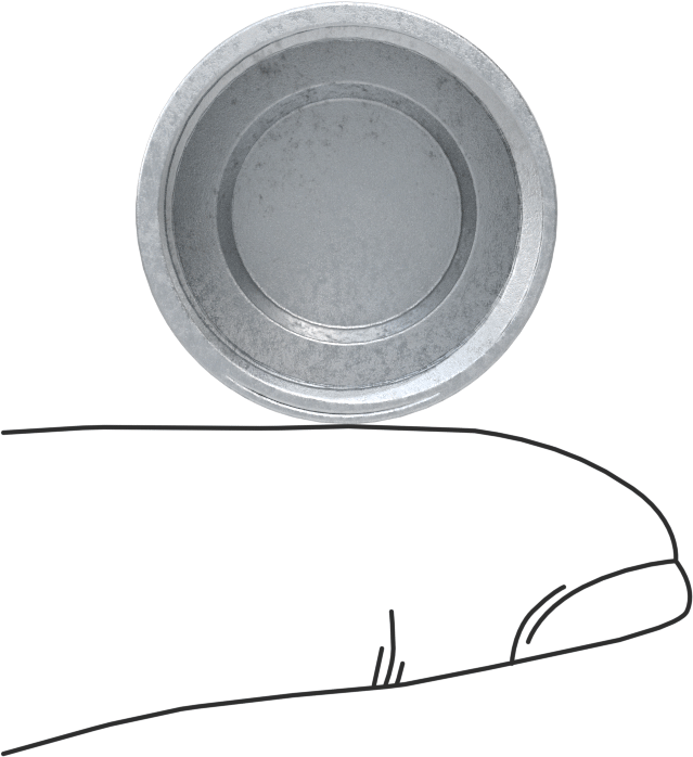 Alüminyum Vidalı Kapaklar, 7/8"-14 Diş Boyutu