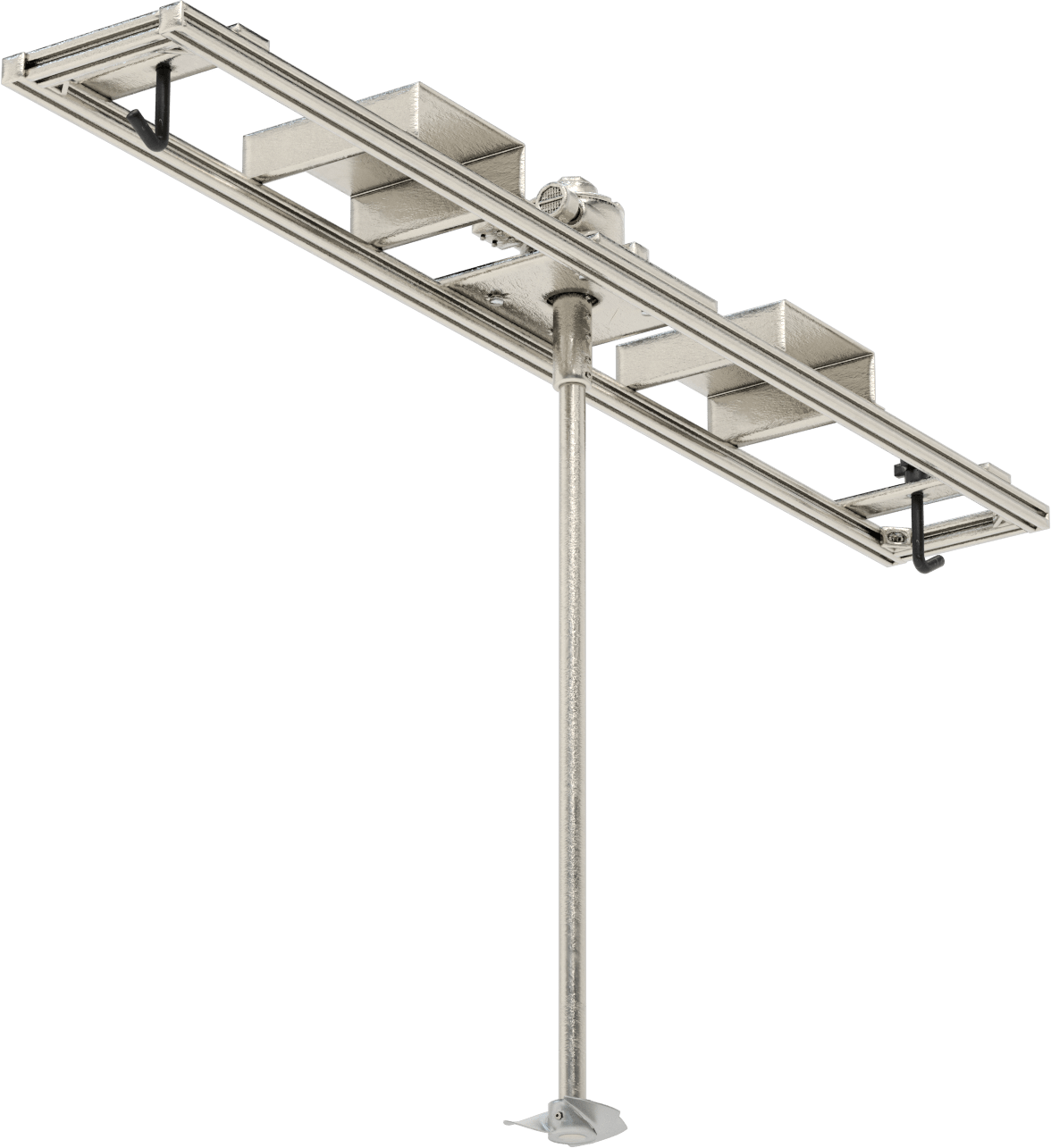 Ara Toplu Konteyner için Karıştırıcı, Hava Tahrikli, İnce Sıvılar için, 1/2 hp