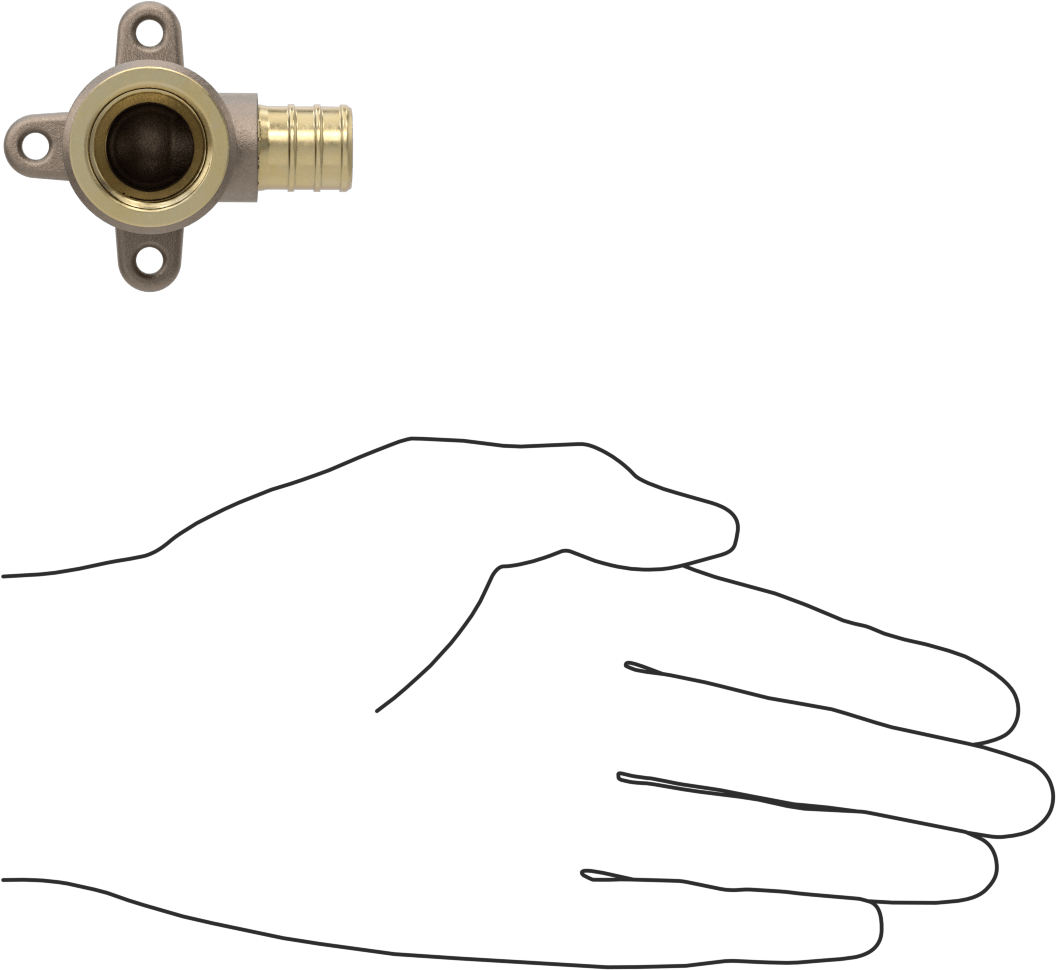 İçme Suyu için Dikenli Boru Bağlantı Parçası, 90 Derece Dirsek Adaptörü, 1/2" Boru İç Çapı x 1/2 NPT Dişi için