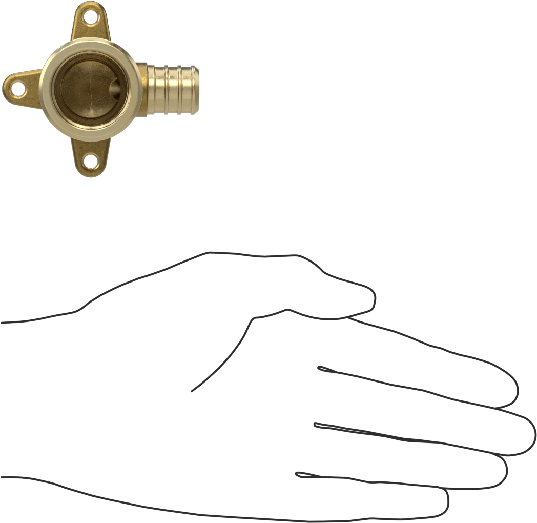 İçme Suyu için Dikenli Boru Bağlantı Parçası, 90 Derece Dirsek Adaptörü, 3/4" İç Çap x 3/4 NPT Dişi için