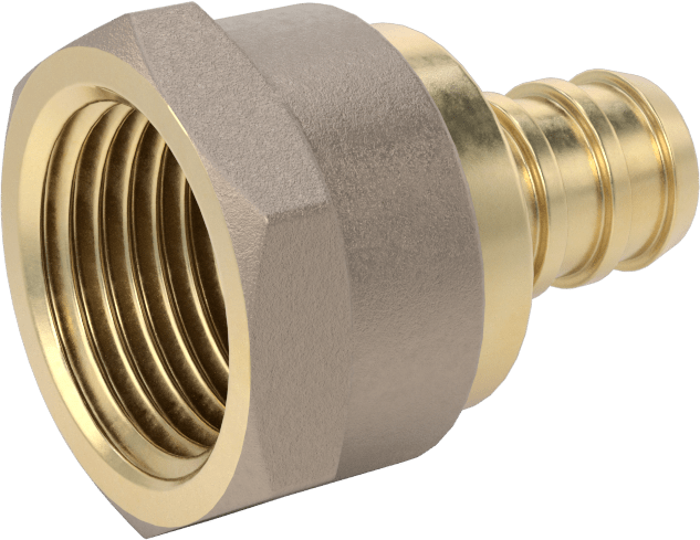 İçme Suyu için Dikenli Boru Bağlantı Parçası, Düz Adaptör, 1/2" Boru İç Çapı x 1/2 NPT Dişi için