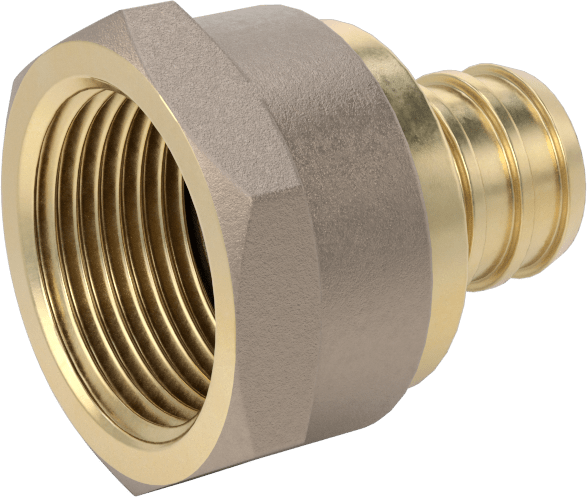 İçme Suyu için Dikenli Boru Bağlantı Parçası, Düz Adaptör, 3/4" Boru İç Çapı x 3/4 NPT Dişi için