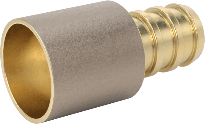 İçme Suyu için Dikenli Boru Bağlantı Parçası, Adaptör, 1/2“ Boru İç Çapı x 5/8” Boru Dış Çapı Dişi Soket, Pirinç