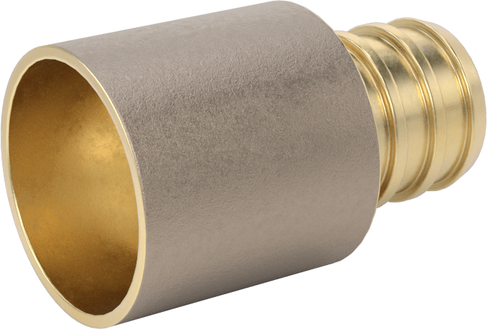 İçme Suyu için Dikenli Boru Bağlantı Parçası, Adaptör, 3/4“ Boru İç Çapı x 7/8” Boru Dış Çapı Dişi Soket, Pirinç