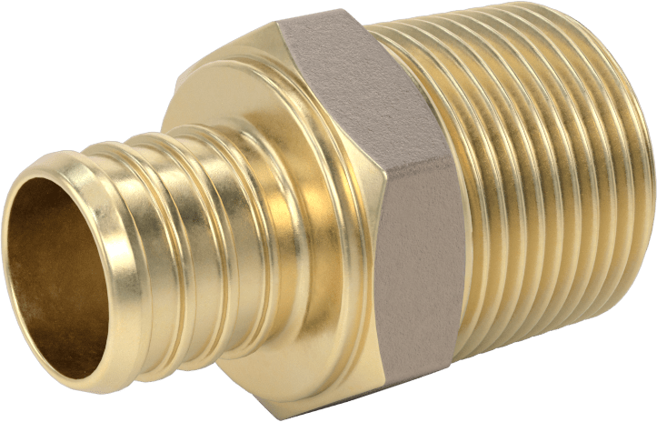 İçme Suyu için Dikenli Boru Bağlantı Parçası, Adaptör, 1" Boru İç Çapı x 1 NPT Erkek