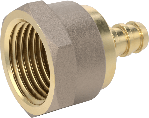 İçme Suyu için Dikenli Boru Bağlantı Parçası, Adaptör, 3/8" Boru İç Çapı x 1/2 NPT Dişi için
