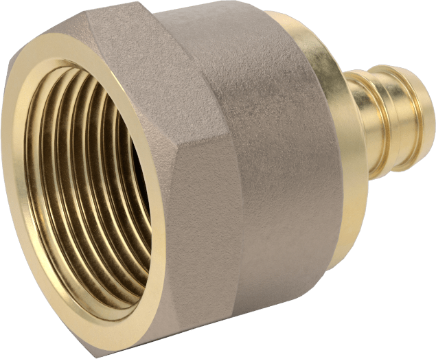 İçme Suyu için Dikenli Boru Bağlantı Parçası, Adaptör, 1/2" Boru İç Çapı x 3/4 NPT Dişi için