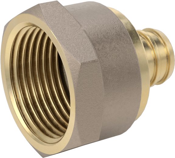 İçme Suyu için Dikenli Boru Bağlantı Parçası, Adaptör, 3/4" Boru İç Çapı x 1 NPT Dişi için