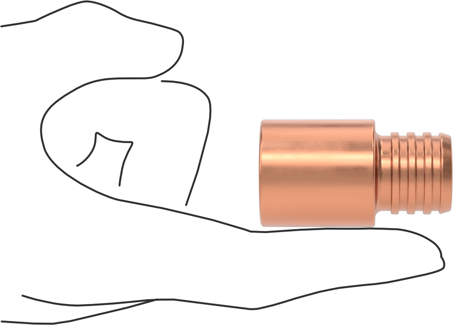 İçme Suyu için Dikenli Boru Bağlantı Parçası, Adaptör, 1“ Boru İç Çapı x 1” Boru Dış Çapı Erkek Soket için
