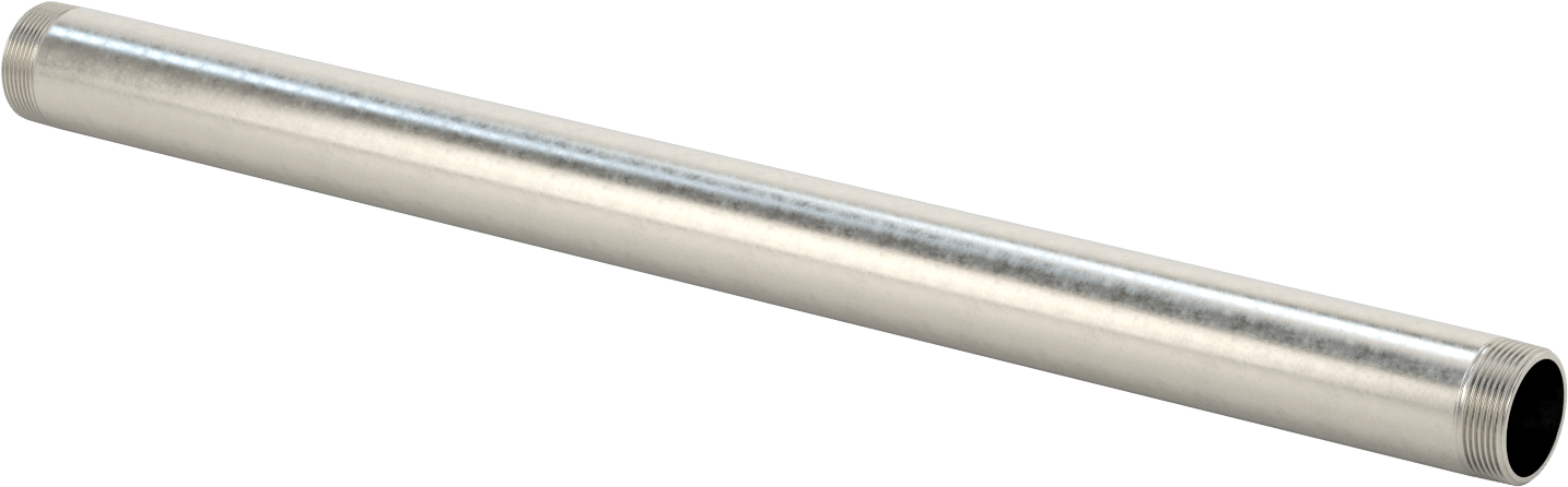 Paslanmaz Çelik Hat Üstü Boru Karıştırıcı, 12 Bıçaklı, 1-1/2 NPT Erkek