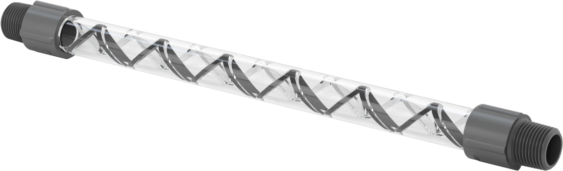 PVC Hat Üstü Boru Karıştırıcı, 12 Bıçaklı, 3/8 NPT Erkek