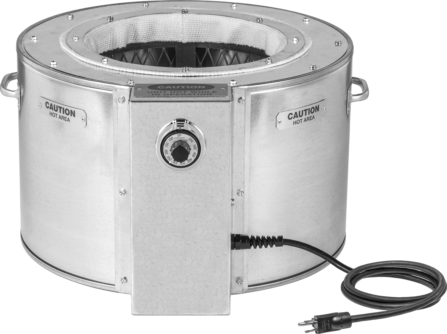 Temassız Sarma Isıtıcı, 5 Galonluk Kap için, 60° ila 250°F, NEMA 5-15