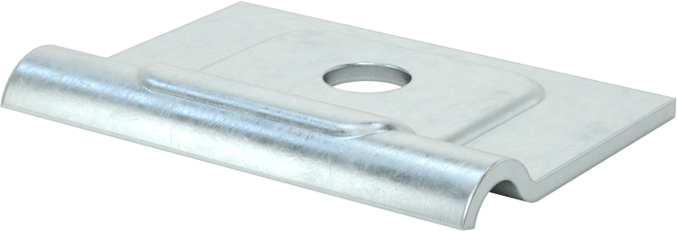 Düşük Profilli Dikme Montajlı Metal Yönlendirme Kelepçesi, 1/4" ID