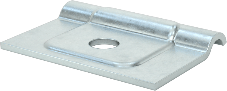 Düşük Profilli Dikme Montajlı Metal Yönlendirme Kelepçesi, 1/4" ID