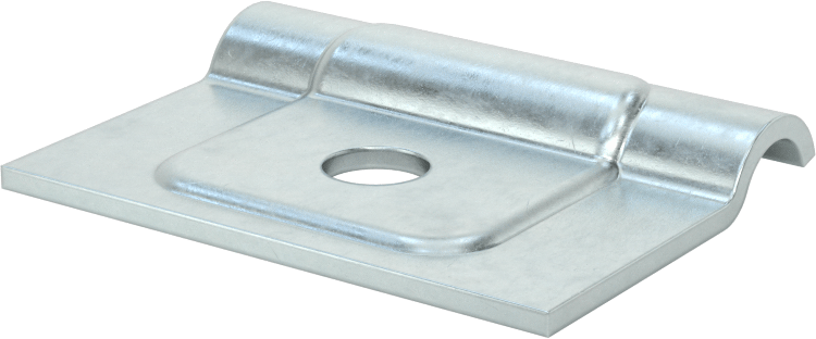 Düşük Profilli Dikme Montajlı Metal Yönlendirme Kelepçesi, 5/16" ID