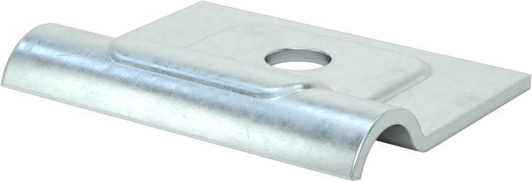 Düşük Profilli Dikme Montajlı Metal Yönlendirme Kelepçesi, 3/8" ID