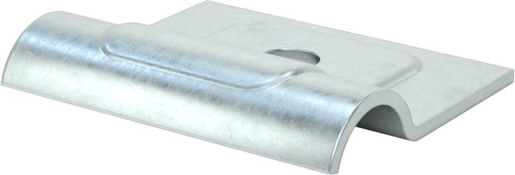 Düşük Profilli Dikme Montajlı Metal Yönlendirme Kelepçesi, 1/2" ID