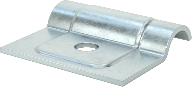 Düşük Profilli Dikme Montajlı Metal Yönlendirme Kelepçesi, 1/2" ID