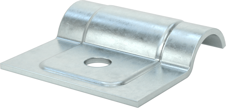 Düşük Profilli Dikme Montajlı Metal Yönlendirme Kelepçesi, 5/8" ID
