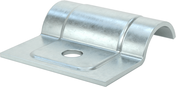 Düşük Profilli Dikme Montajlı Metal Yönlendirme Kelepçesi, 3/4" ID