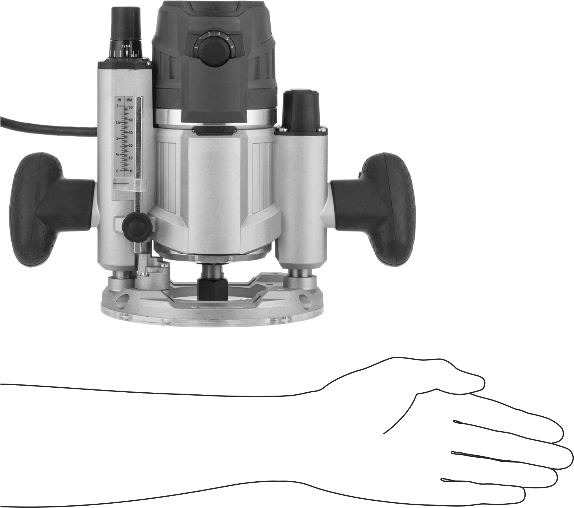 Elektrikli Freze, Daldırma Tabanı ile, Bosch Mrp23Evs, 2-1/4 hp