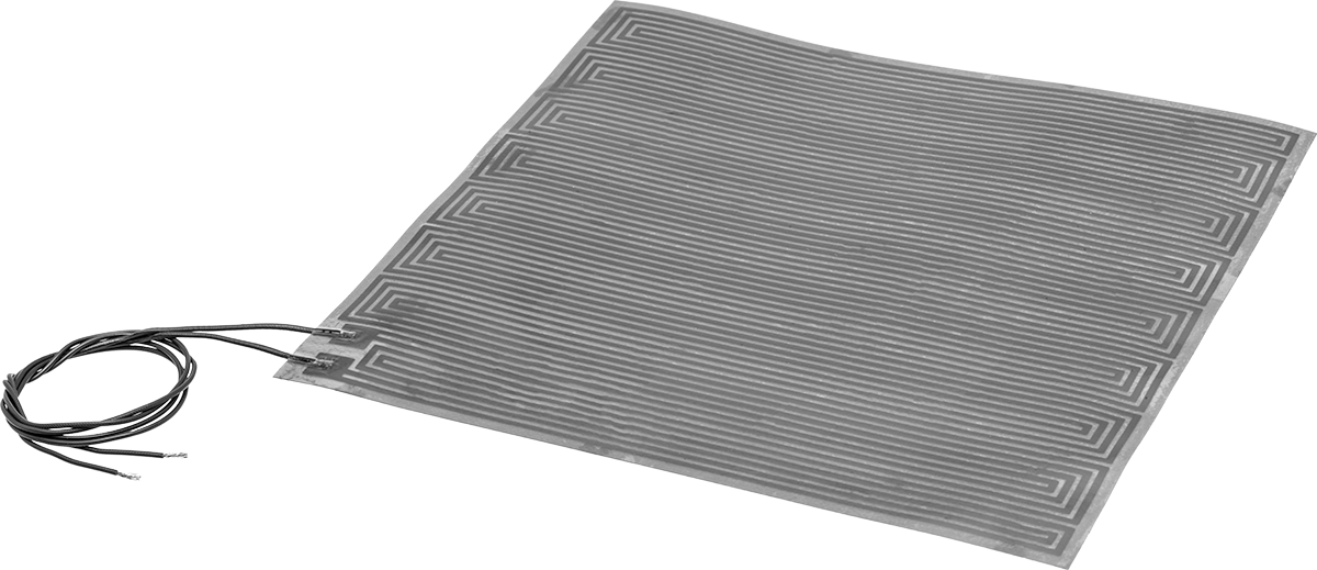 Ultra İnce Isı Levhaları, 5 Watt/inç kare Yoğunluk, 5,5“ Uzunluk x 5,5” Genişlik Toplam, 120V AC
