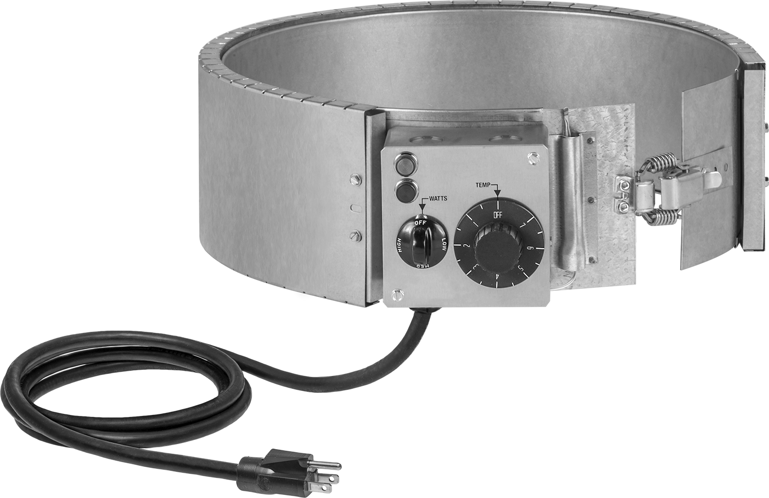 Ağır Hizmet Tipi Sarma Isıtıcı, Ayarlanabilir Termostat, 60°-250°F, 16 Galonluk Kap için