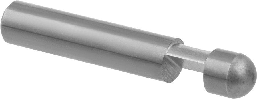 Kenar Kesme Freze Ucu, Kaplamasız Karbür, 1/4" Kesme Çapı, 1/4" Kesme Uzunluğu
