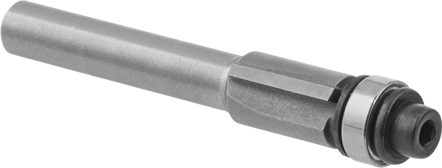 Kenar Kesme Freze Ucu, Yüksek Hızlı Çelik, Alt Pilot, 1/4" Kesme Çapı, 1" Kesme Uzunluğu