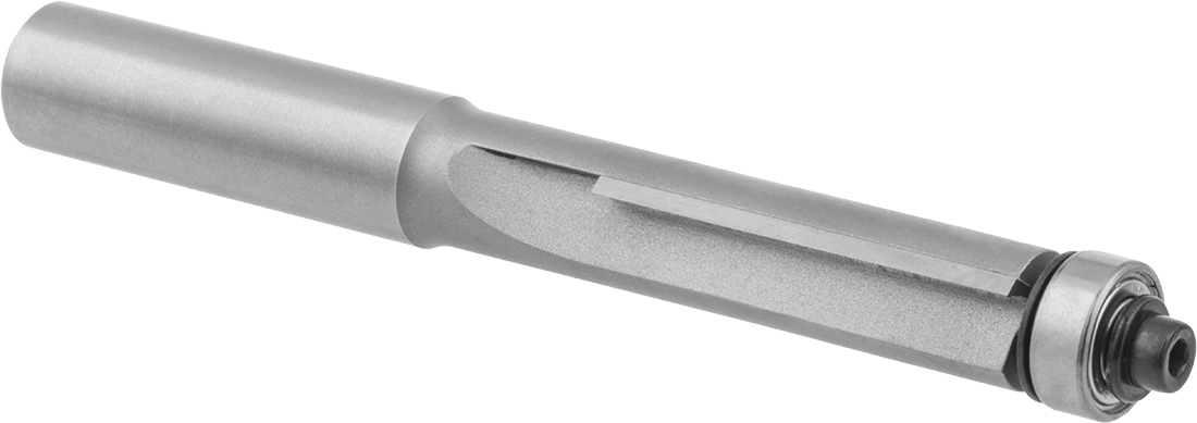 Kenar Kesme Freze Ucu, Alt Pilot, 1/2" Kesim Çapı, 1,5" Kesim Uzunluğu, 4.25" Toplam Uzunluk