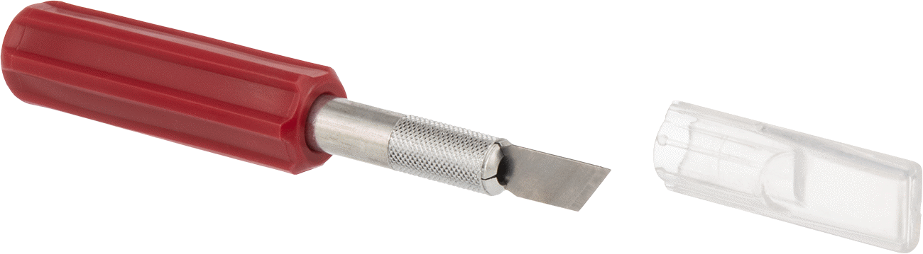 Kolay Tutuş Hassas Bıçak, 1-5/8“ Uzunluk x 7/16” Genişlik x 0,025" Kalınlıkta Çelik Bıçaklı