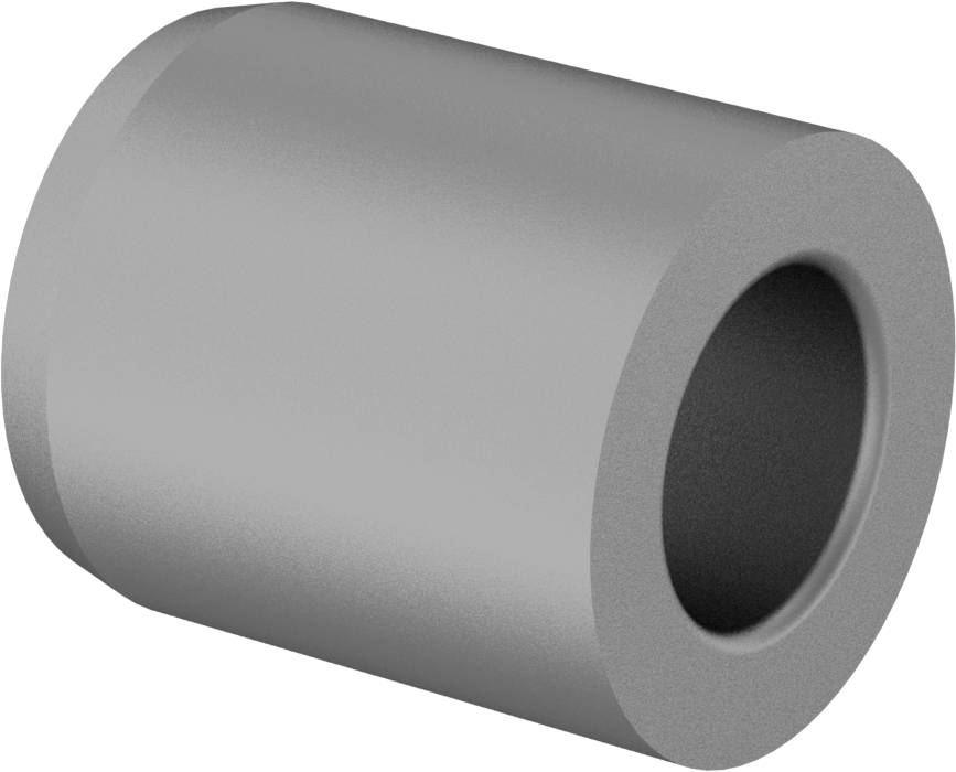 Çıkarılabilir Matkap Burcu için Manşon, 1/4" Burç Dış Çapı için, 1/2" Uzunluk