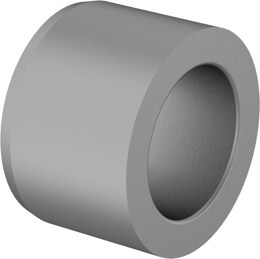 Çıkarılabilir Matkap Burcu için Manşon, 1/2" Burç Dış Çapı için, 1/2" Uzunluk