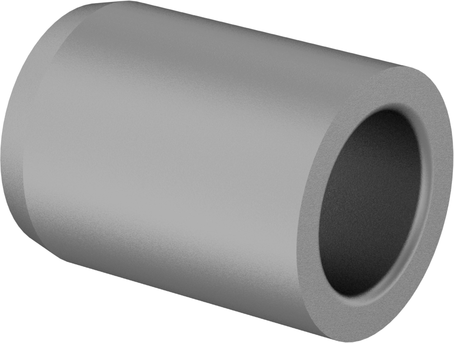 Çıkarılabilir Matkap Burcu için Manşon, 1/2" Burç Dış Çapı için, 1" Uzunluk