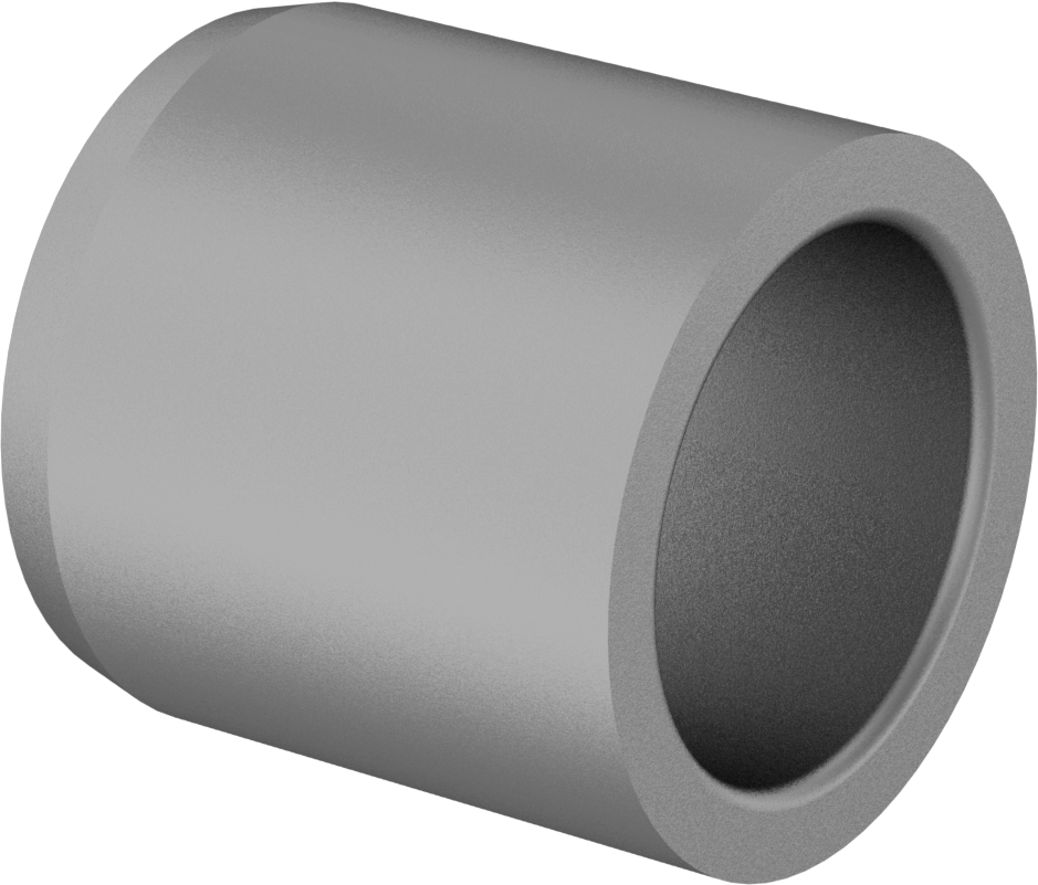 Çıkarılabilir Matkap Burcu için Manşon, 3/4" Burç Dış Çapı için, 1" Uzunluk