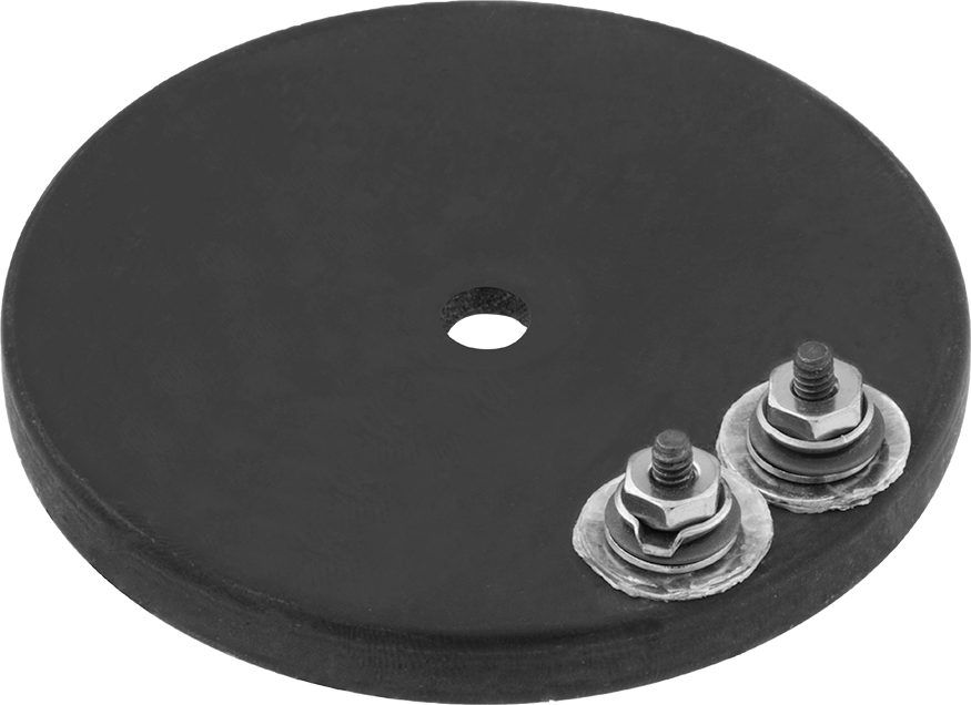 Cıvata ve Kelepçe Montajlı Tam Disk Isıtıcı, Demir Kılıf ile, 120V AC, 400W, 21 W/inç kare