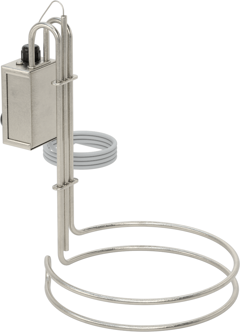 Kimyasal Çözeltiler için Daldırma Isıtıcı, Ayarlanabilir Termostatlı, 5-10 Galon Kapasite için, 10-1/2" Çap
