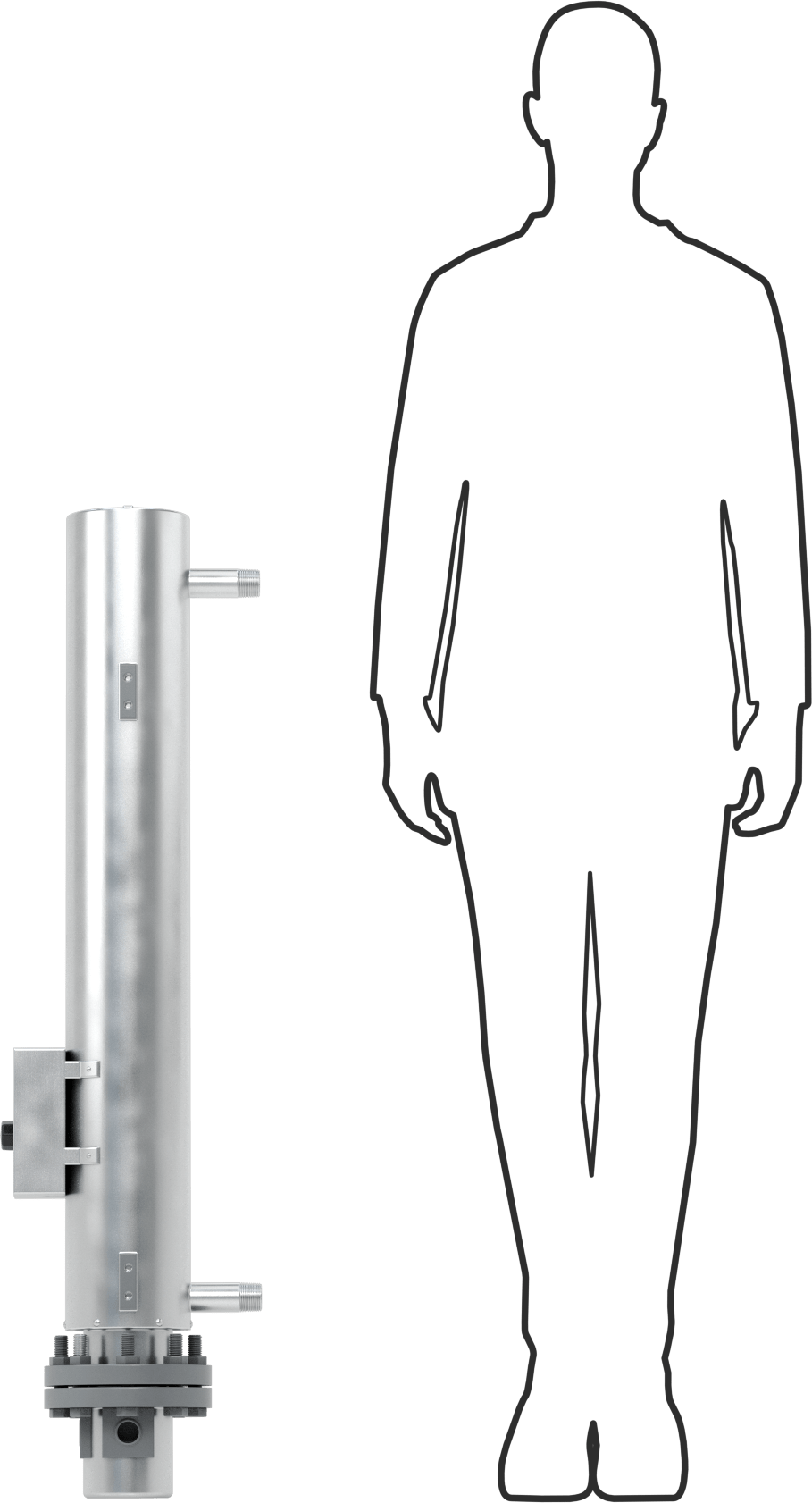 Akışlı Isıtma Elemanı, Su için, Incoloy Isıtma Elemanı, 480V AC, 12000W