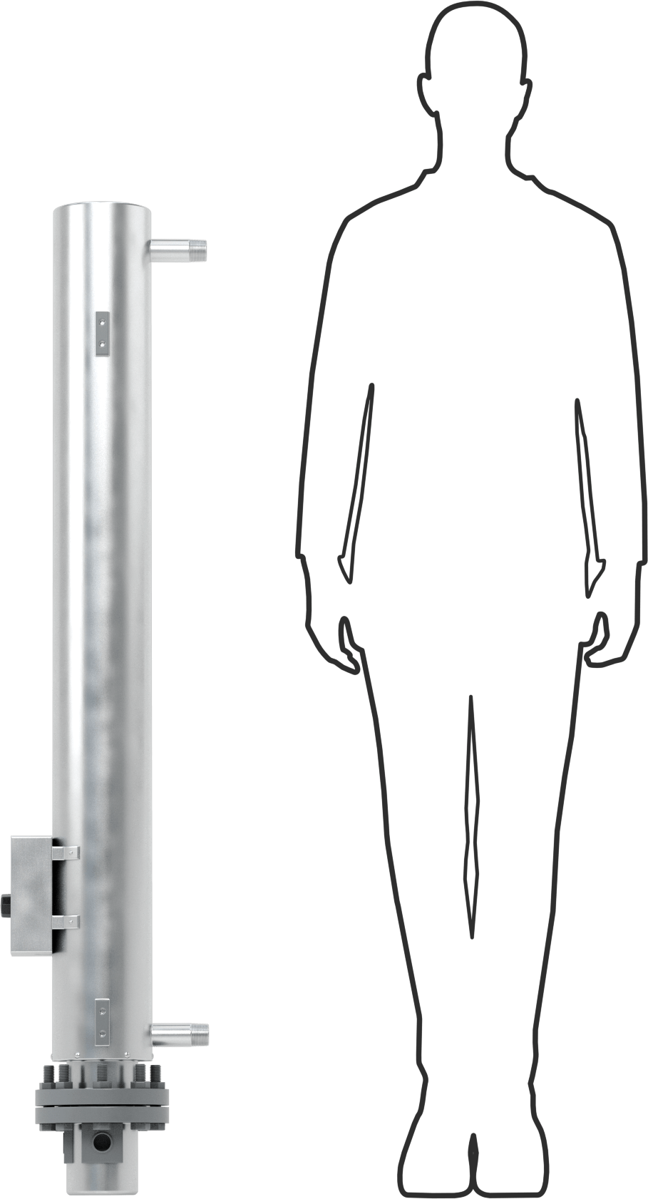 Akışlı Isıtma Elemanı, Su için, Incoloy Isıtma Elemanı, 480V AC, 18000W