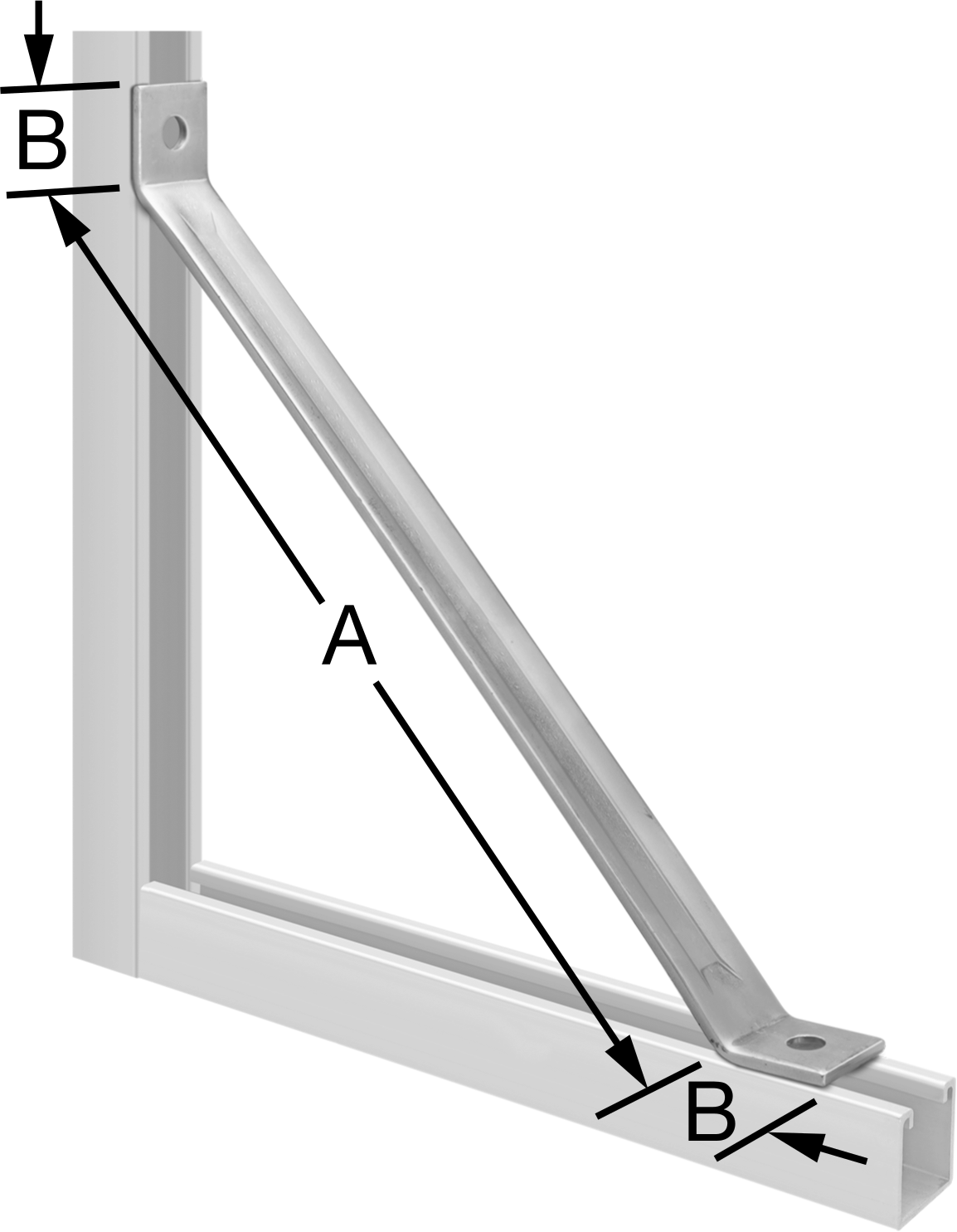 Brace Shown Mounted