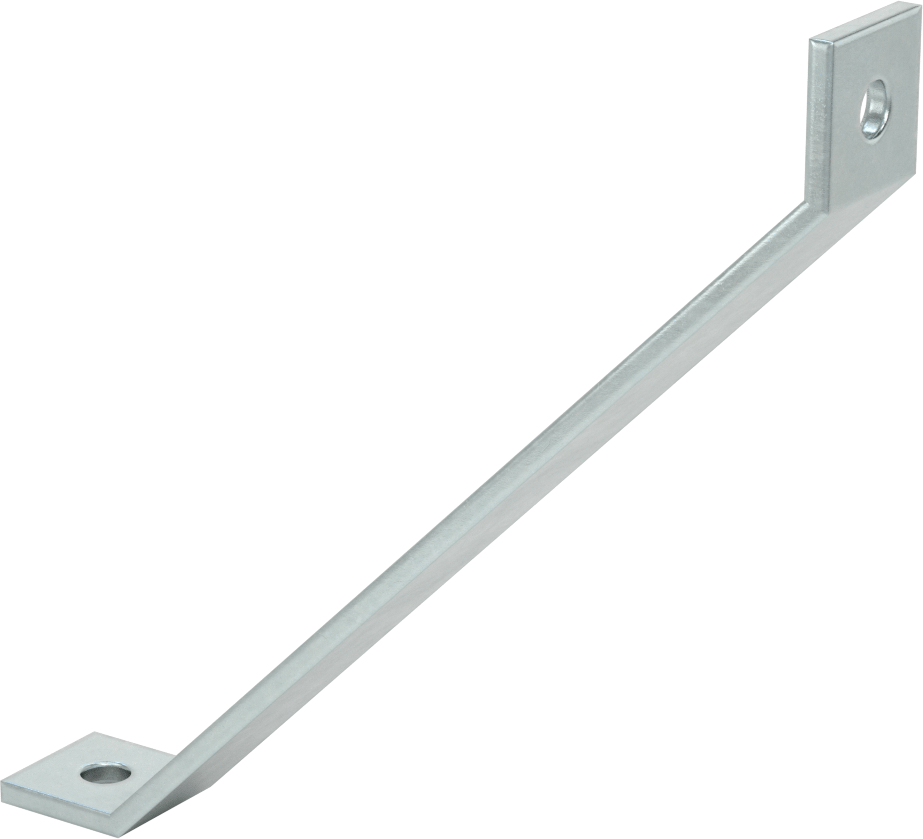Strut Kanalı Destek, Çinko Kaplı Çelik, 12“ Uzunluk x 1-5/8” Uzunluk