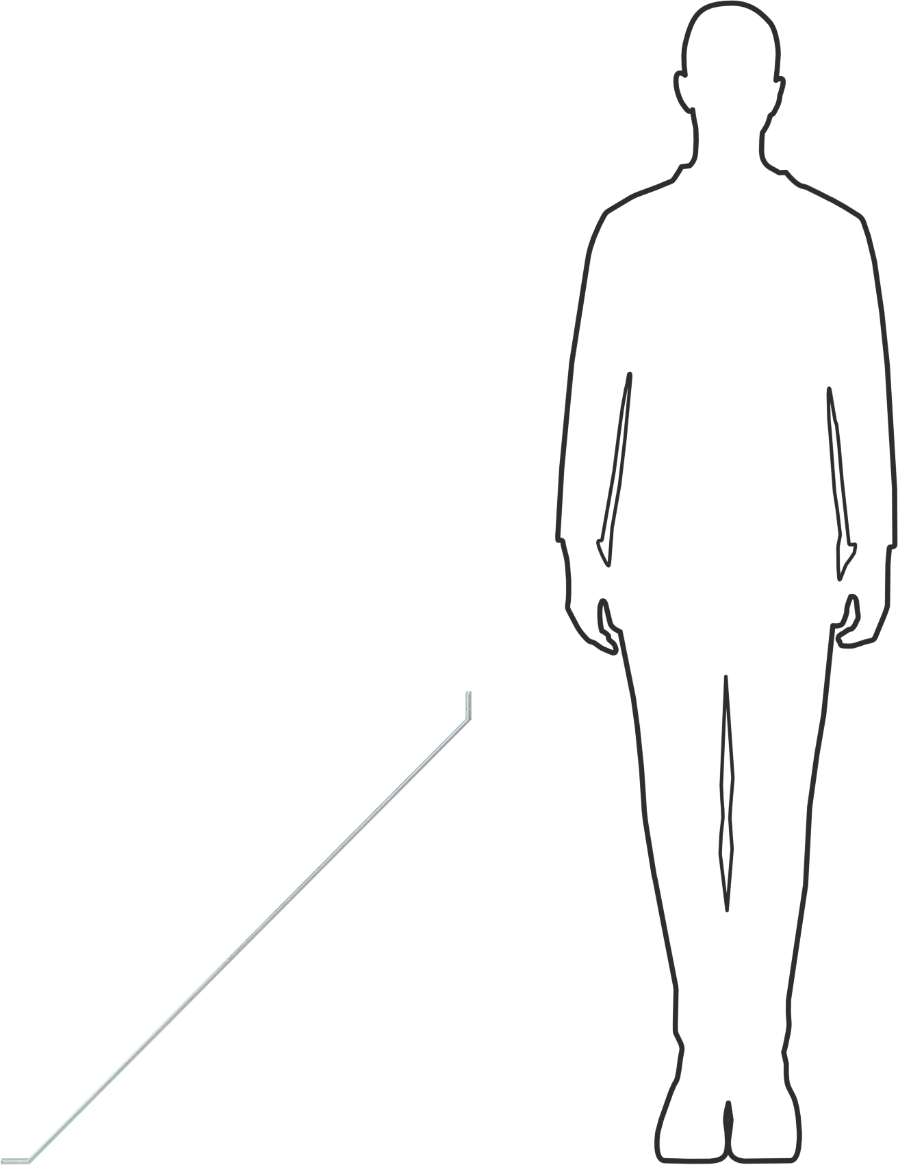 Strut Kanalı Destek, Çinko Kaplı Çelik, 36“ Uzunluk x 1-5/8” Uzunluk