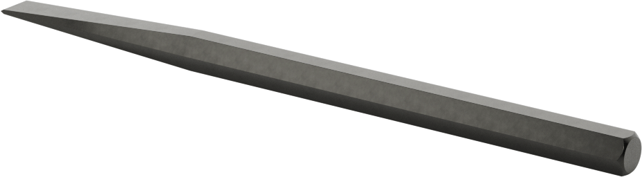 Metal için Pürüzsüz Saplı Keski, Standart Uçlu, 1/4" Bıçak Genişliği