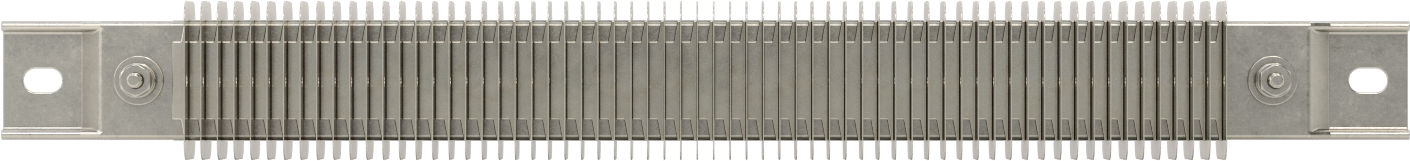 Kanal için Kanatlı Şerit Isıtıcı, Fırınlar, ve Kurutucular, 120V AC, Yarık Vidalı Terminaller, 1550W